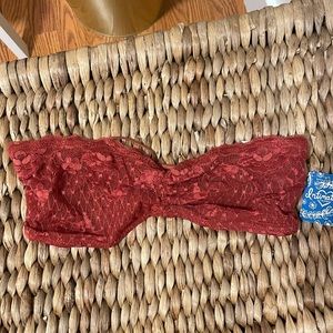 Free People rust lace bandeau